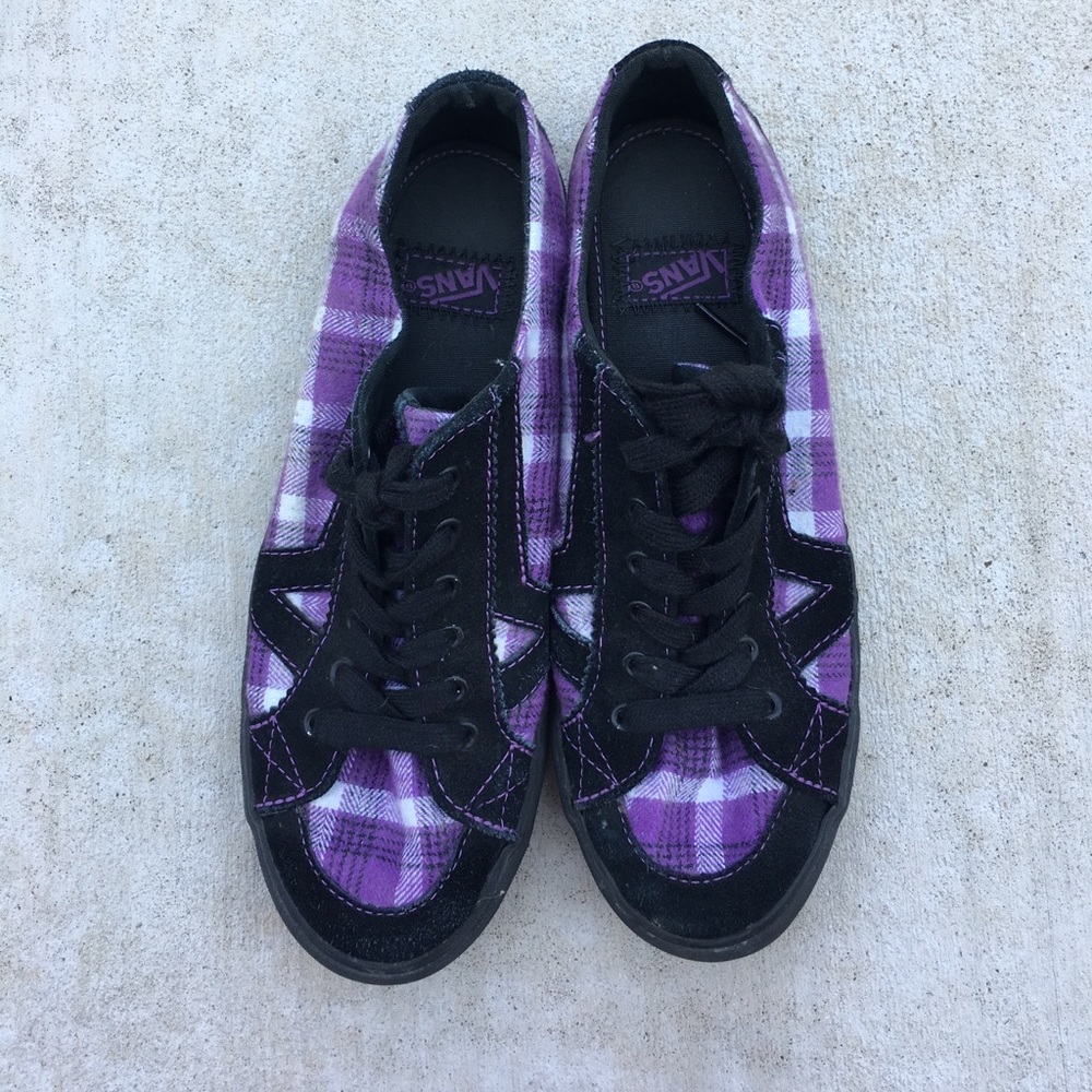 Women’s Purple Plaid Vans